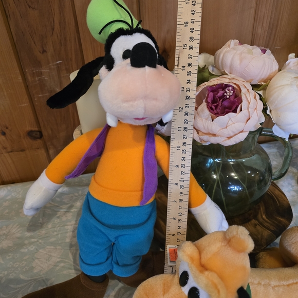 Applause Vintage Plush Stuffed Animal Set - Goofy and Pluto Disney Collectible - Picture 3 of 5